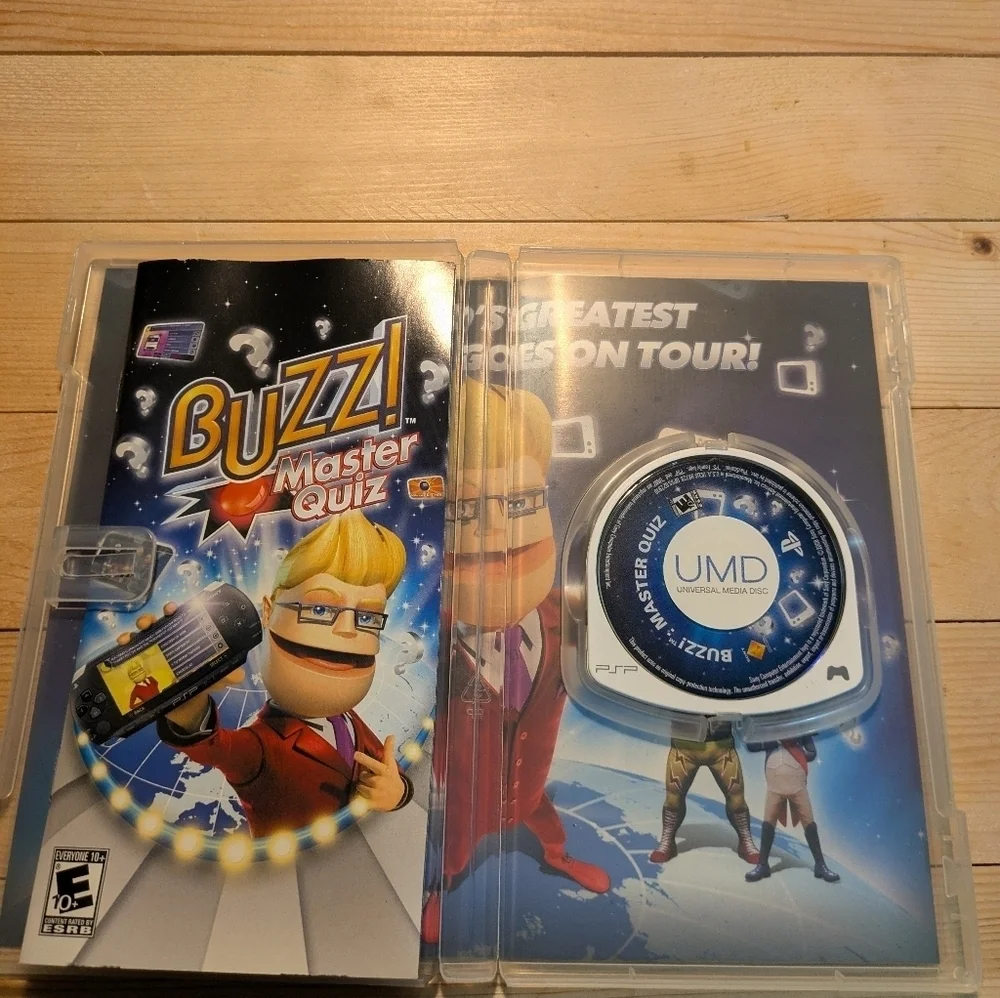 Buzz! Master Quiz for PSP - Black Pre-owned